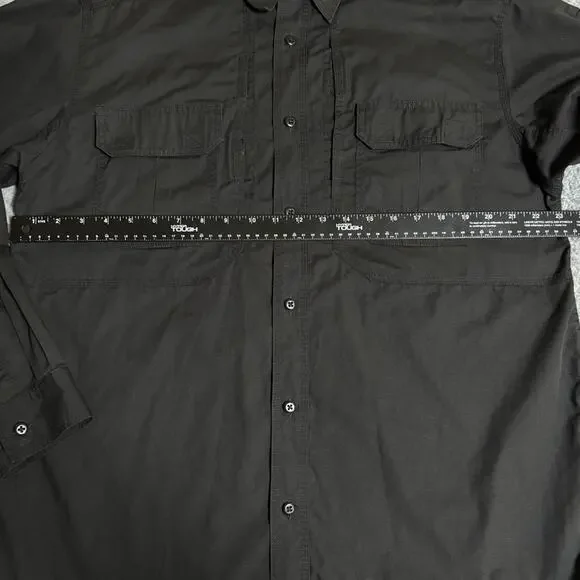 5.11 Tactical Men's Taclite Professional Long-Sleeve Work Shirt, Teflon Treated - Picture 10 of 12
